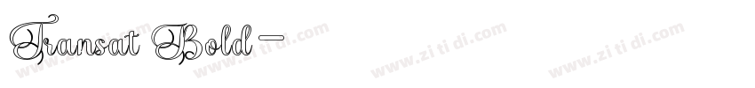 Transat Bold字体转换